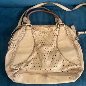Miu Miu Leather Large Shoulder Bag